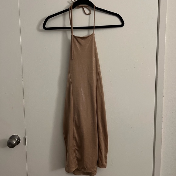 NEVER WORN NWT! Halter Mini Dress. - Picture 1 of 4